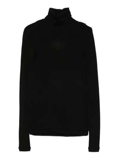 Rohe Roll-neck Sweater In Black