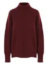 Rohe Roll-neck Sweater In Red