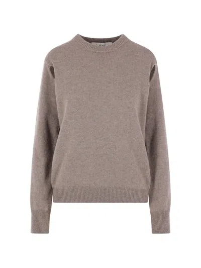 Rohe Round-neck Sweater In Brown