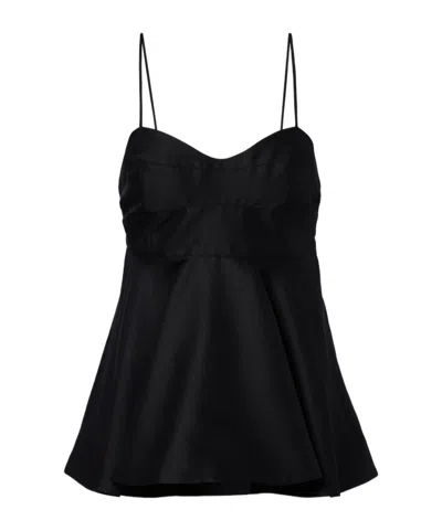 ROHE RUFFLED CAMISOLE