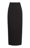 Rohe Satin Column Skirt In Black