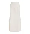 Rohe Satin Midi Skirt In White