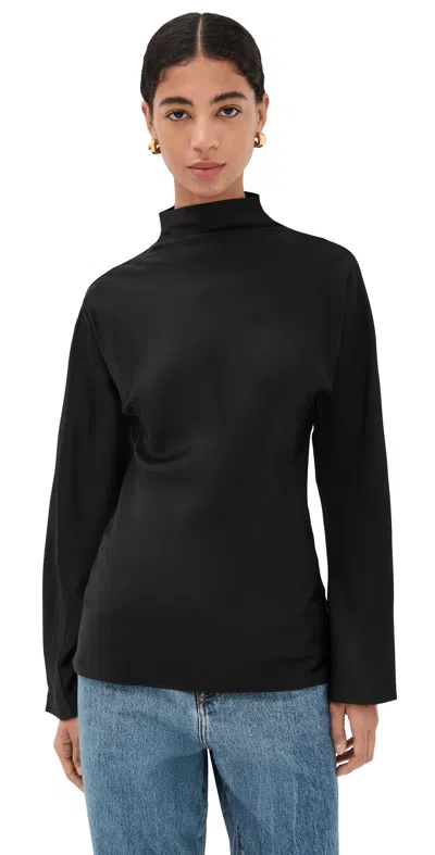 Rohe Satin Waisted Top Black