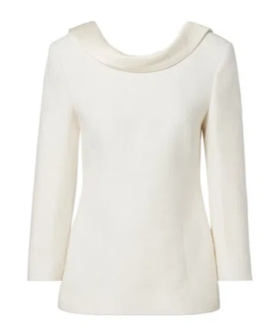Rohe Satin-trimmed Blazer In White