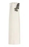 Rohe Scoop-neck Silk Lace Dress In White