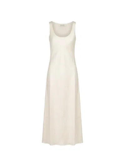 Rohe Scoop-neck Satin Maxi Dress In Animal Print