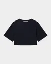 Rohe Scuba Crop Top In Black