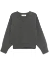 Rohe Sculptural Compact V-neck Clothing In Gray