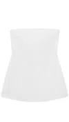 Rohe Róhe Sculptural Cotton Top In White