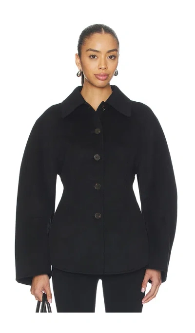 Rohe Sculptural Double-faced Jacket In Black