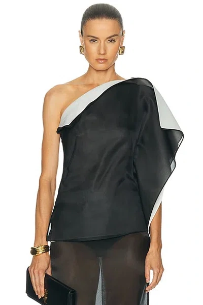 ROHE SCULPTURAL DOUBLE LAYERED TOP