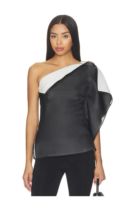 ROHE SCULPTURAL DOUBLE LAYERED TOP