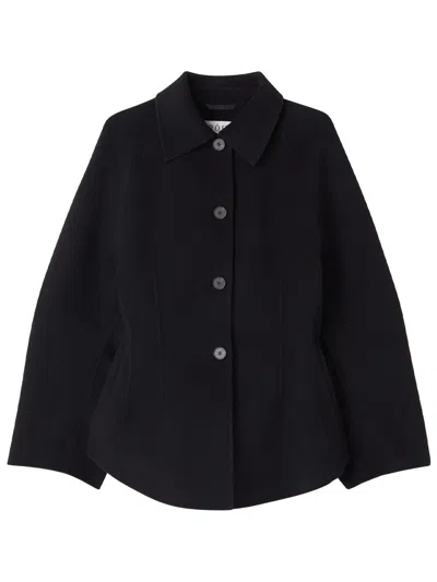 Rohe Sculptural Double-face Wool Jacket In Black