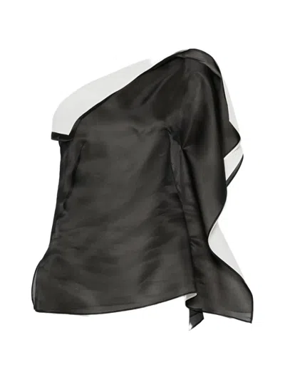 ROHE SCULPTURAL DOUBLE-LAYERED TOP