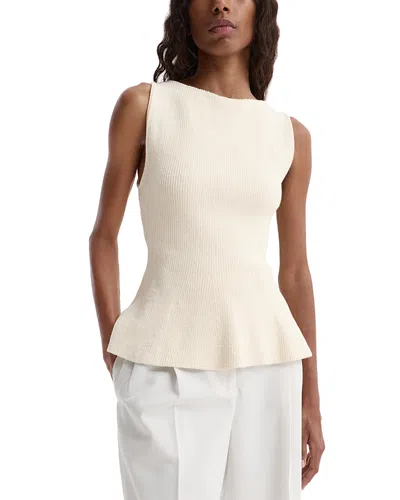Rohe Sculptural Knitted Top In White