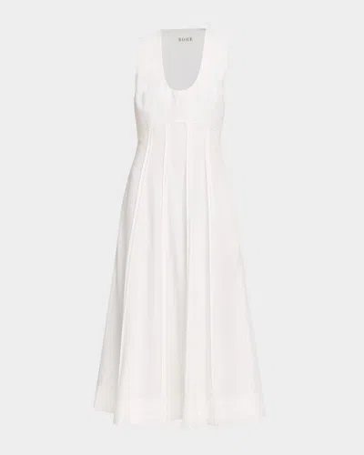 Rohe Sculptural Waist Maxi Dress In White