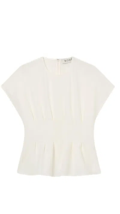 ROHE RÓHE SCULPTURAL WAISTED TOP