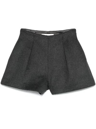 Rohe Róhe Sculptural Wool Mini Shorts
