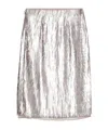 Rohe Pencil Skirt With Silver Sequins In Gray