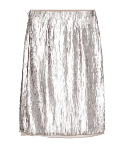 ROHE SEQUINED SKIRT