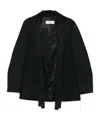 Rohe Shawl-lapel Wool Jacket In Black