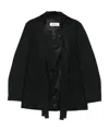 Rohe Shawl-lapel Wool Jacket In Black