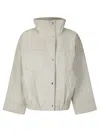 Rohe Reinvented Leather Jacket In Neutrals