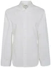 Rohe Drop-shoulder Button-up Shirt In White