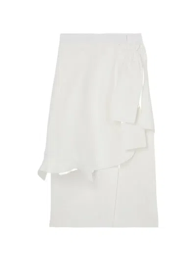 Rohe Shirt-wrap Detailed Maxi Skirt In White