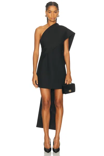 Rohe Short Sculptural Sash Dress In Black