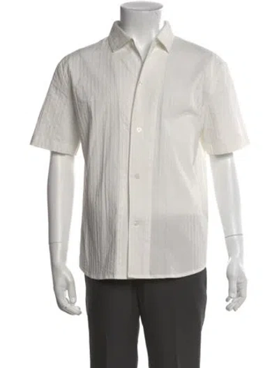 Pre-owned Rohe Short Sleeve Shirt In White