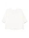 Rohe Short-sleeve Silk Top In White