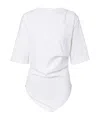 Rohe Short-sleeved Jersey T-shirt In White