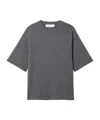 Rohe Round Neck Long-sleeved T-shirt In Gray