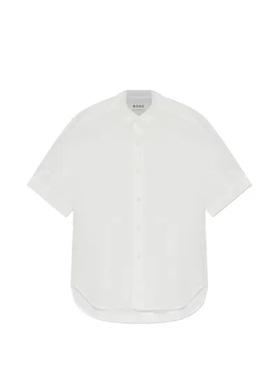 Rohe Short-sleeve Shirt In White