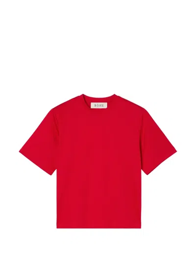 Rohe Short-sleeve T-shirt In Red