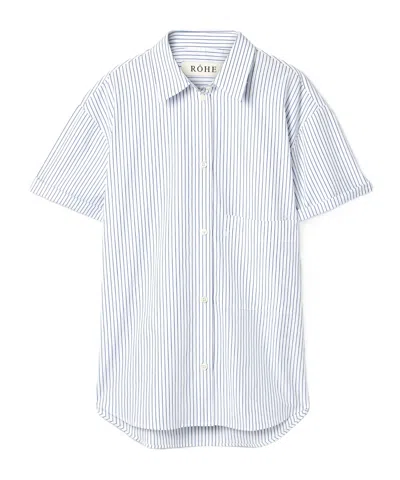 Rohe Short-sleeved Shirt In Blue