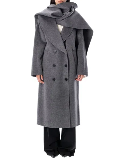 ROHE SIGNATURE DOUBLE-FACED SCARF COAT