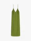 Rohe Silk Dress With Laces In Green