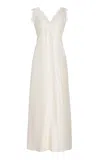 Rohe Silk Lace Dress In Ivory