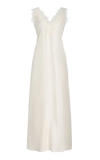 Rohe Silk Lace Dress In Ivory