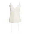 Rohe Lace-trimmed Silk-satin Camisole In Beige