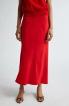 Rohe Róhe Silk Maxi Skirt In Red