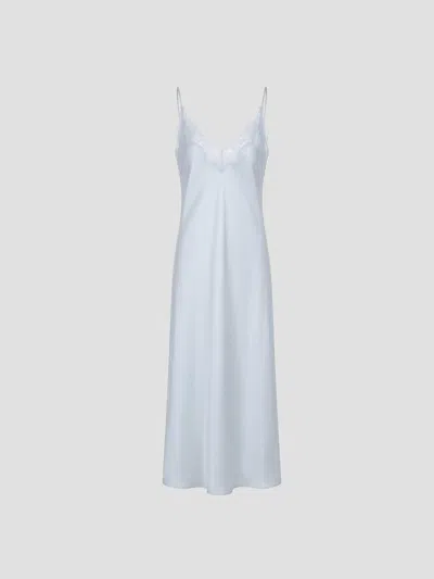 Rohe Róhe Silk Mini Slipdress In Foam