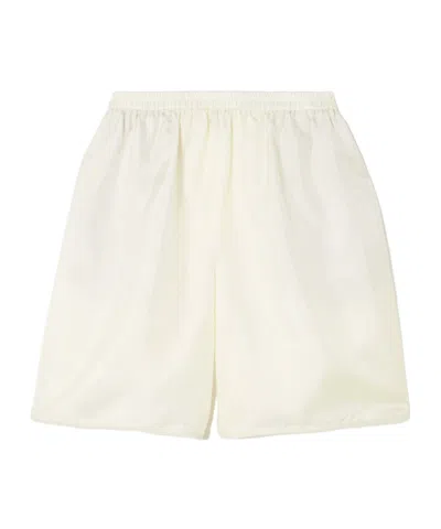 Rohe Silk Shorts In White