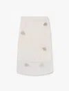 Rohe Silk Skirt With Jewel Details In White