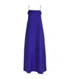 Rohe Silk Maxi Dress In Blue