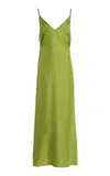 Rohe Silk Dress With Laces In Green