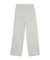 Rohe Silk Stripe Pyjama Trouser In White