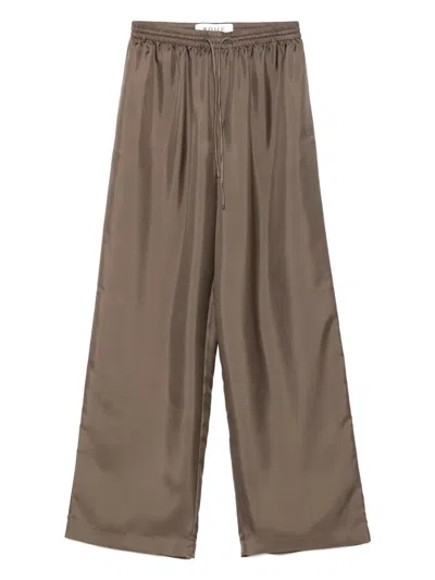Rohe Silk Trousers In 243_400 Taupe